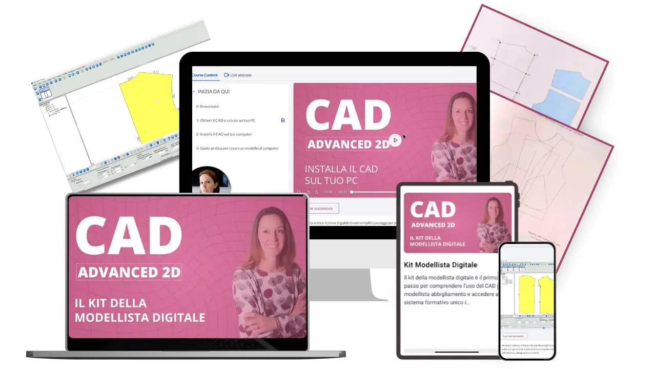 Mockup kit corso cad modellista online